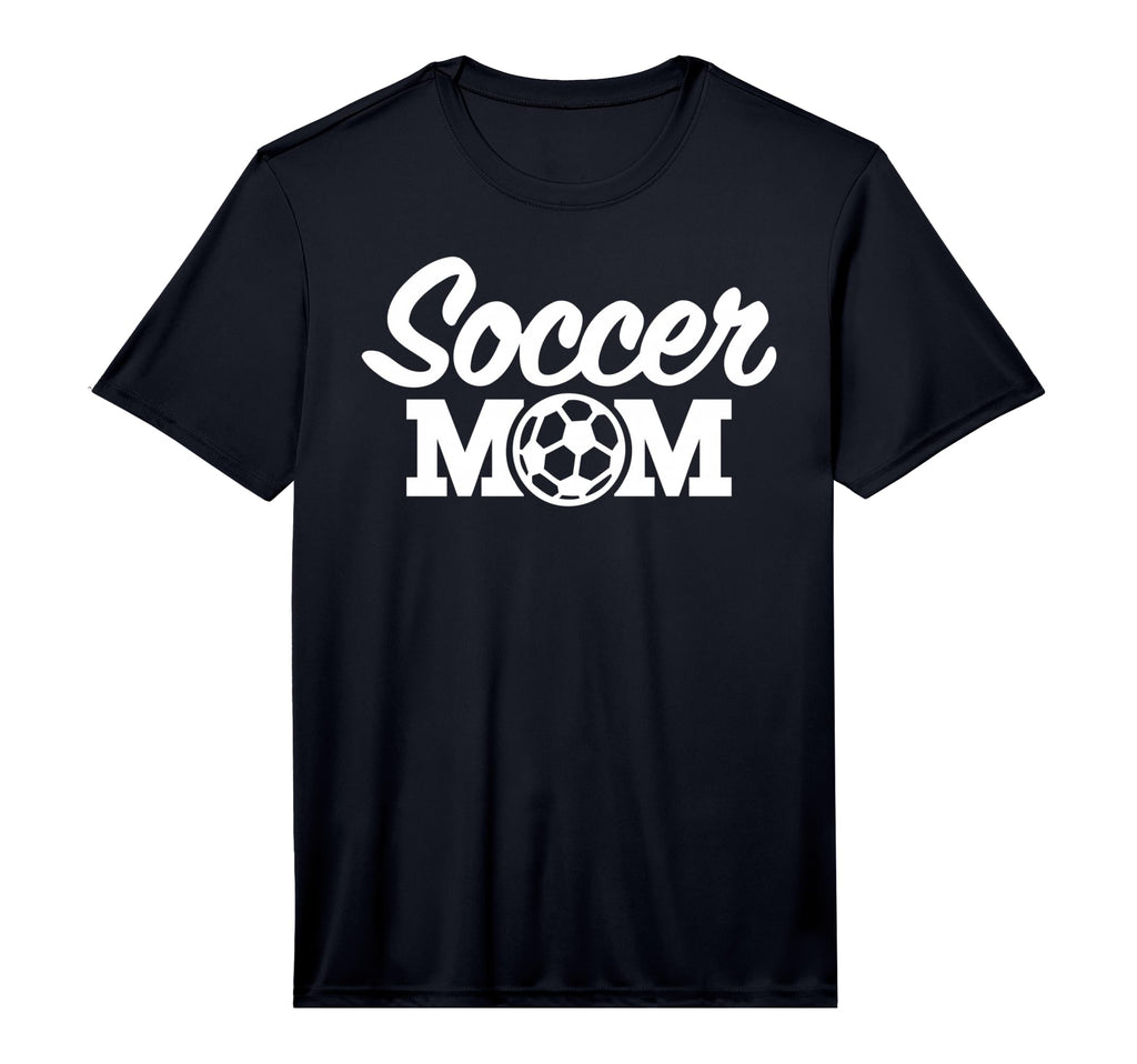 Mens Soccer Mom Performance T-Shirt - Unique Graphic for Adults