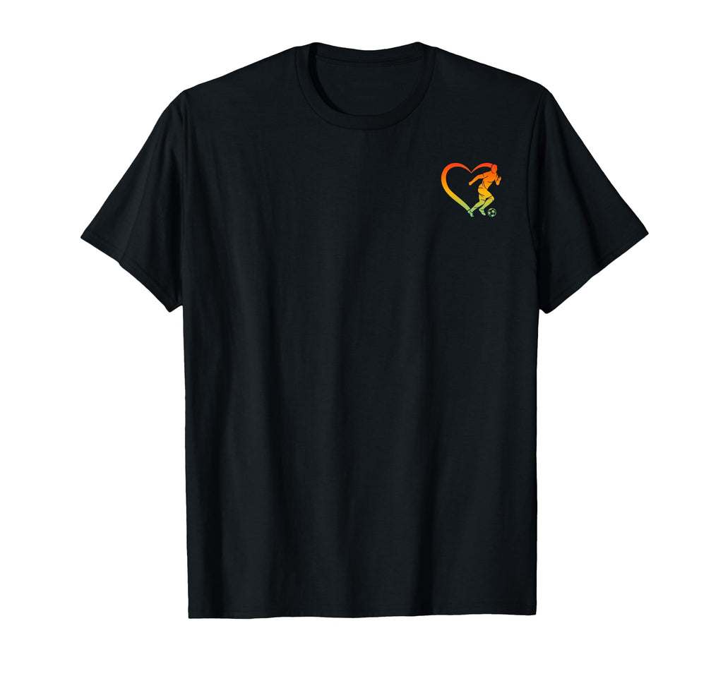 Soccer Player Soccer Heart Soccer T-Shirt - Aesthetic Graphic Men Women