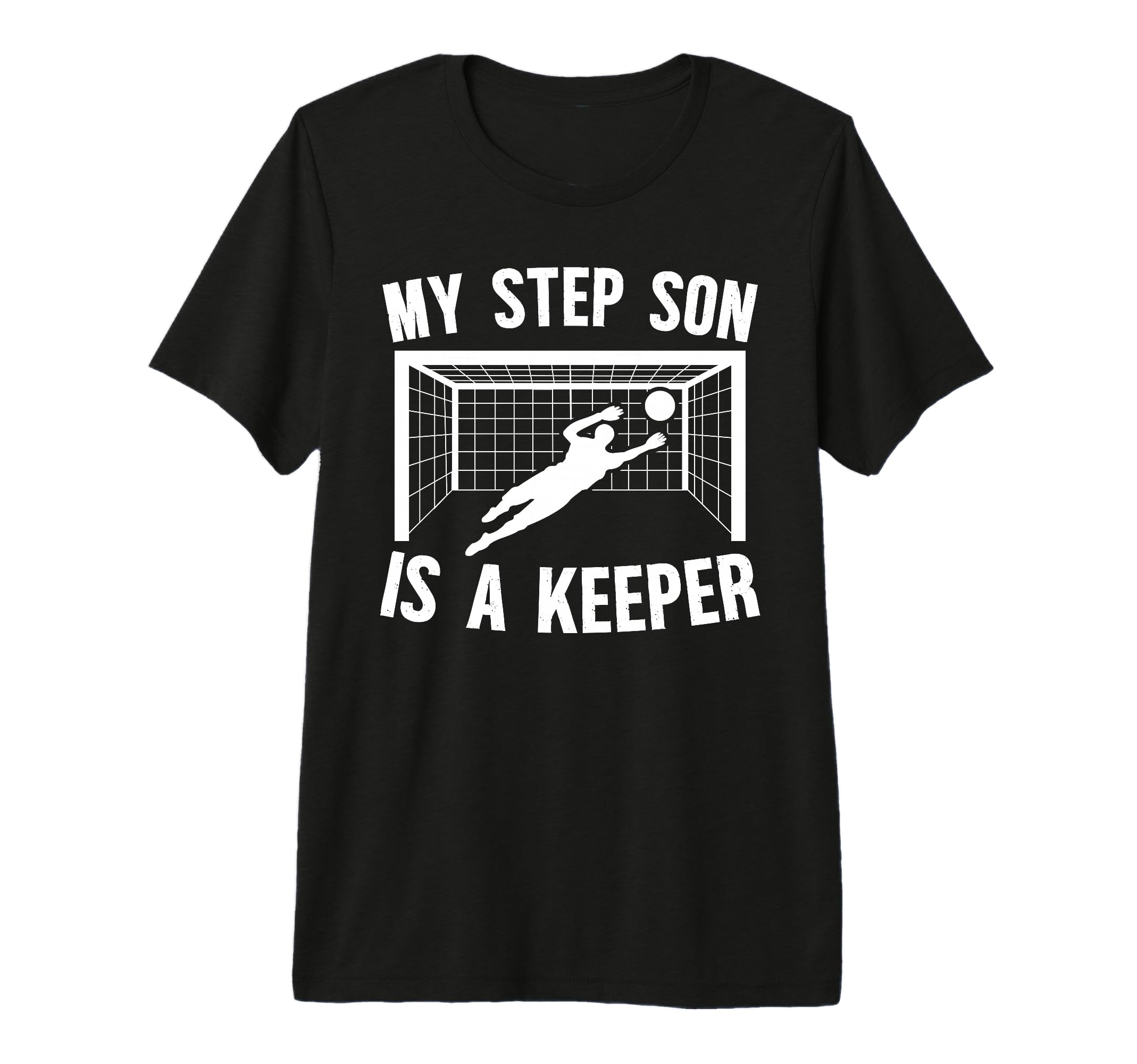 Soccer Keeper Step Mom Soccer Goalie T-Shirt - Casual Everyday Wear Unisex