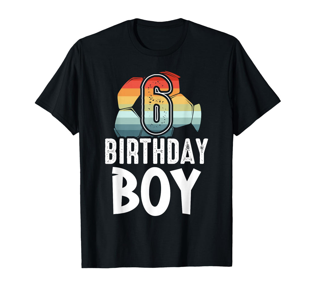 6 Year Old Soccer Player 6Th Birthday T-Shirt - Unique Graphic for Adults