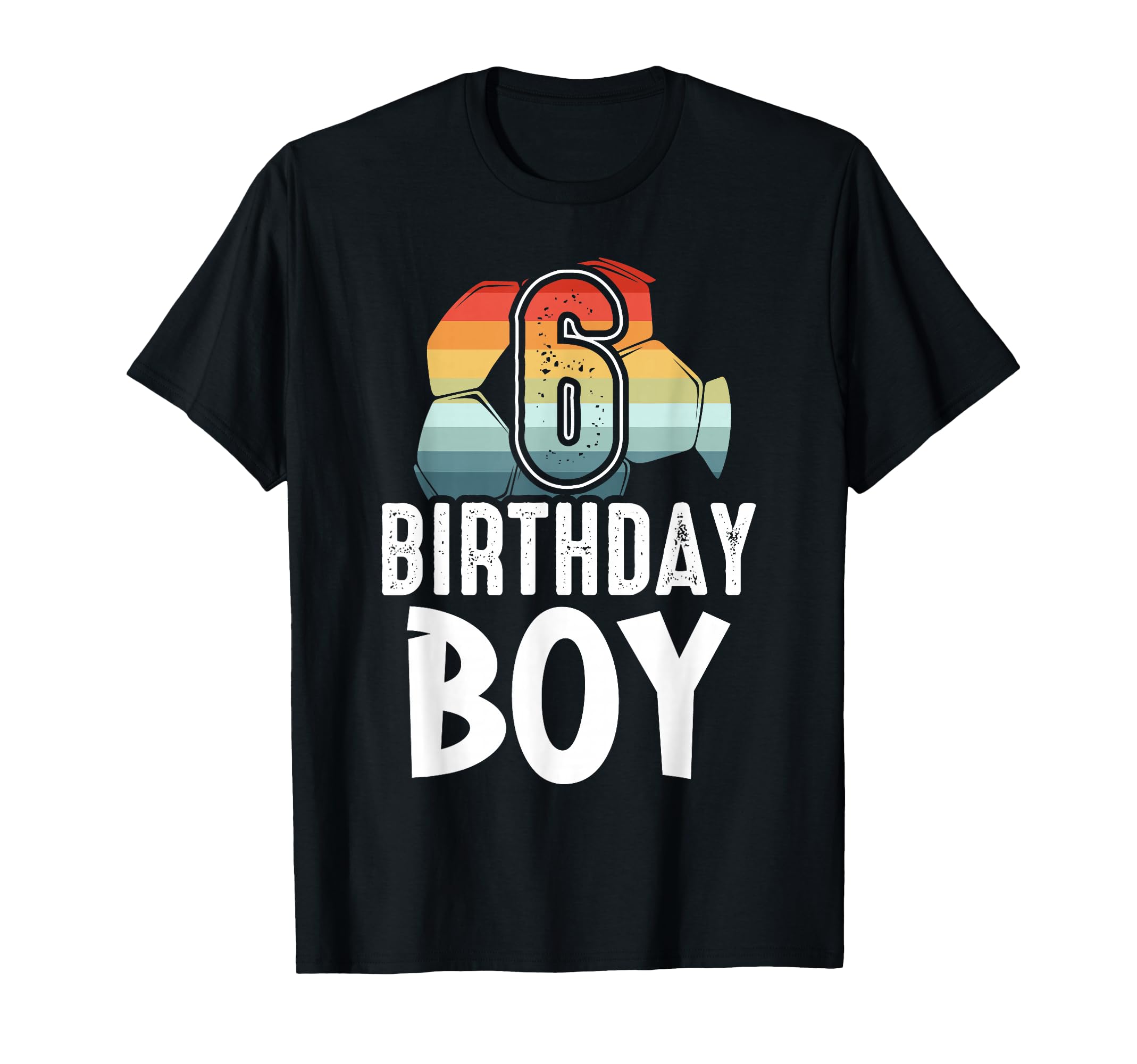 6 Year Old Soccer Player 6Th Birthday T-Shirt - Unique Graphic for Adults