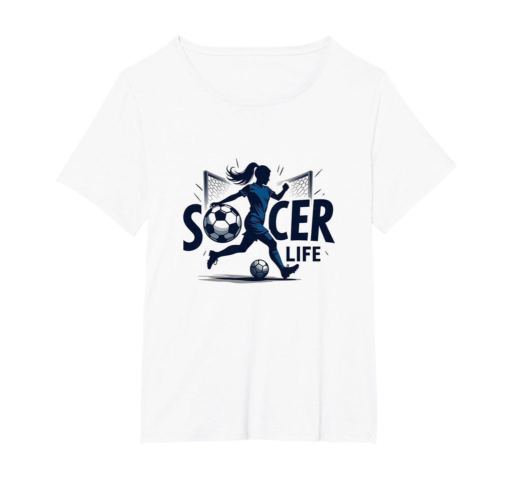 Soccer Is Life Womens Passion Beautiful T-Shirt - Trendy Graphic Men Women