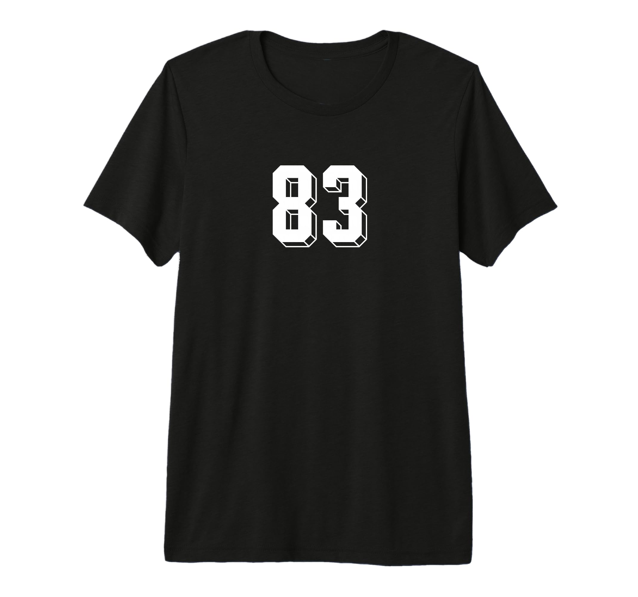 Number 83 80S 90S Soccer Team Jersey T-Shirt - Graphic Print Unisex