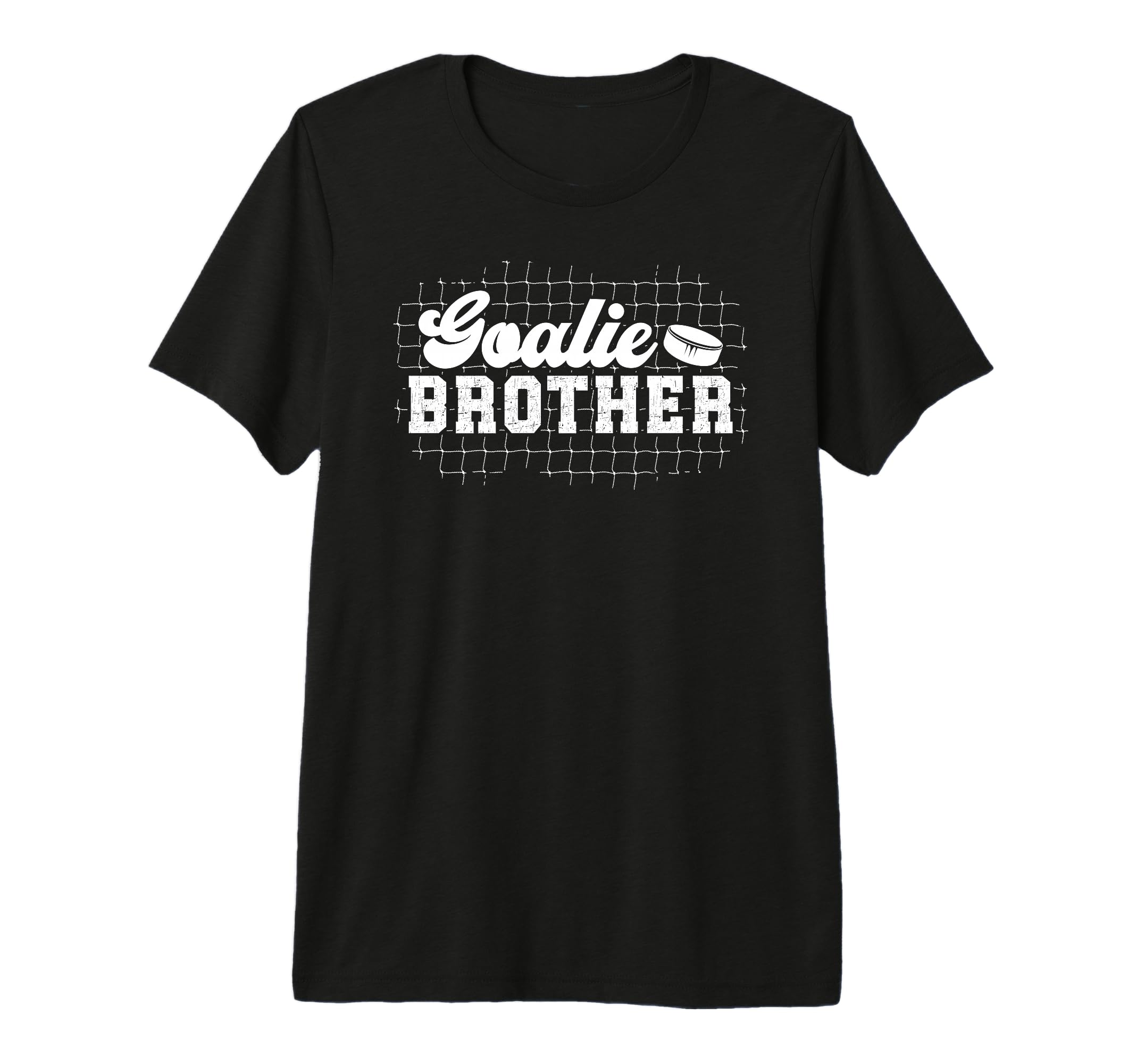 Ice Hockey Goalie Brother Hockey T-Shirt - Fun Novelty Design Men Women