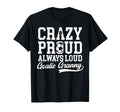 Crazy Proud Soccer Goalie Granny T-Shirt - Casual Everyday Wear Unisex