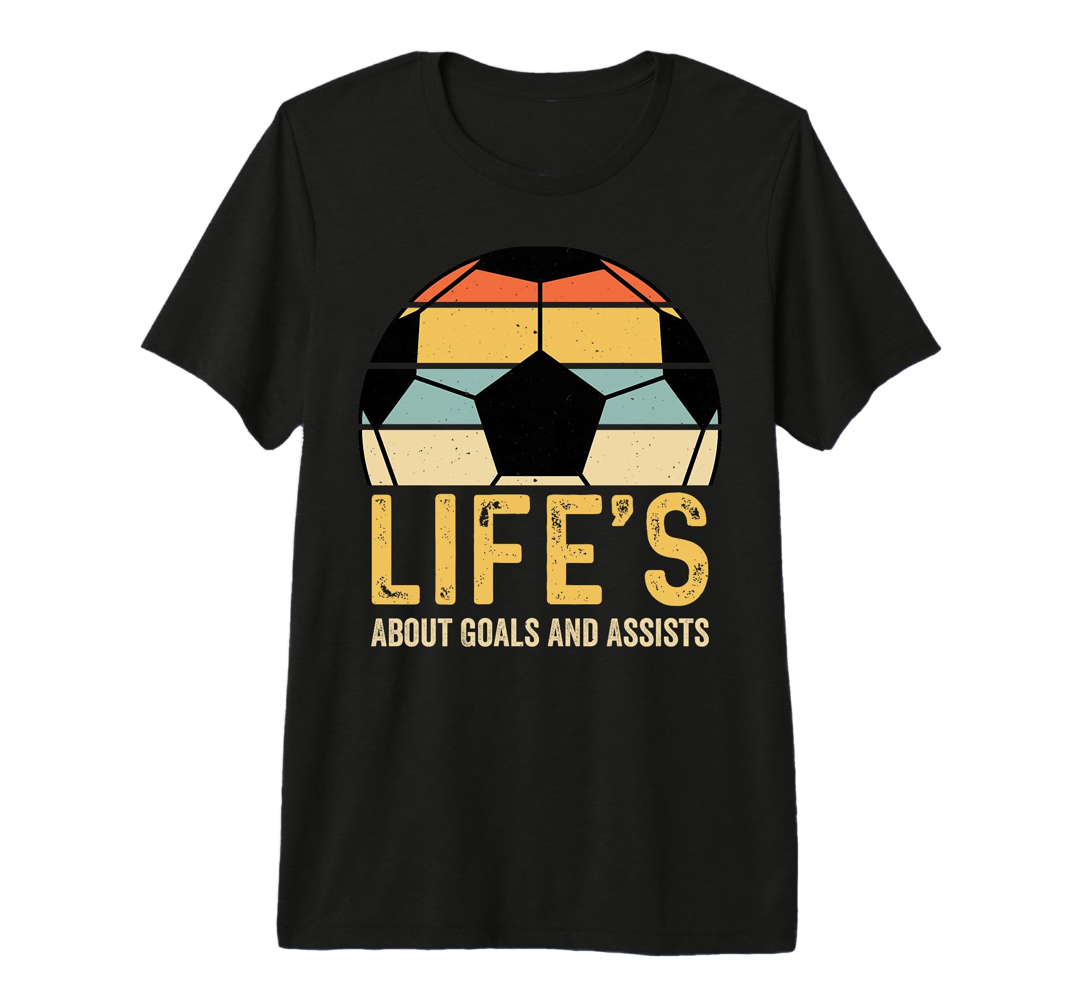 Sunset Soccer Ball Football Sports T-Shirt - Streetwear Style for Adults