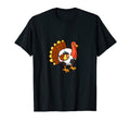 Funny Thanksgiving Turkey Soccer T-Shirt - Novelty Apparel for Adults