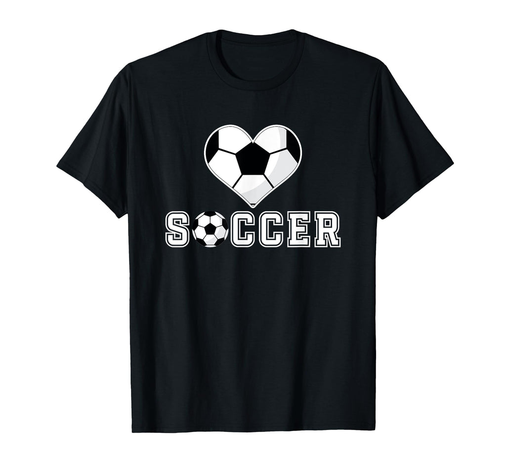 Heart Soccer Passionate Fan Enthusiast T-Shirt - Trendy Graphic Men Women