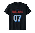 England Soccer 07 Football Game Fan T-Shirt - Novelty Apparel Unisex