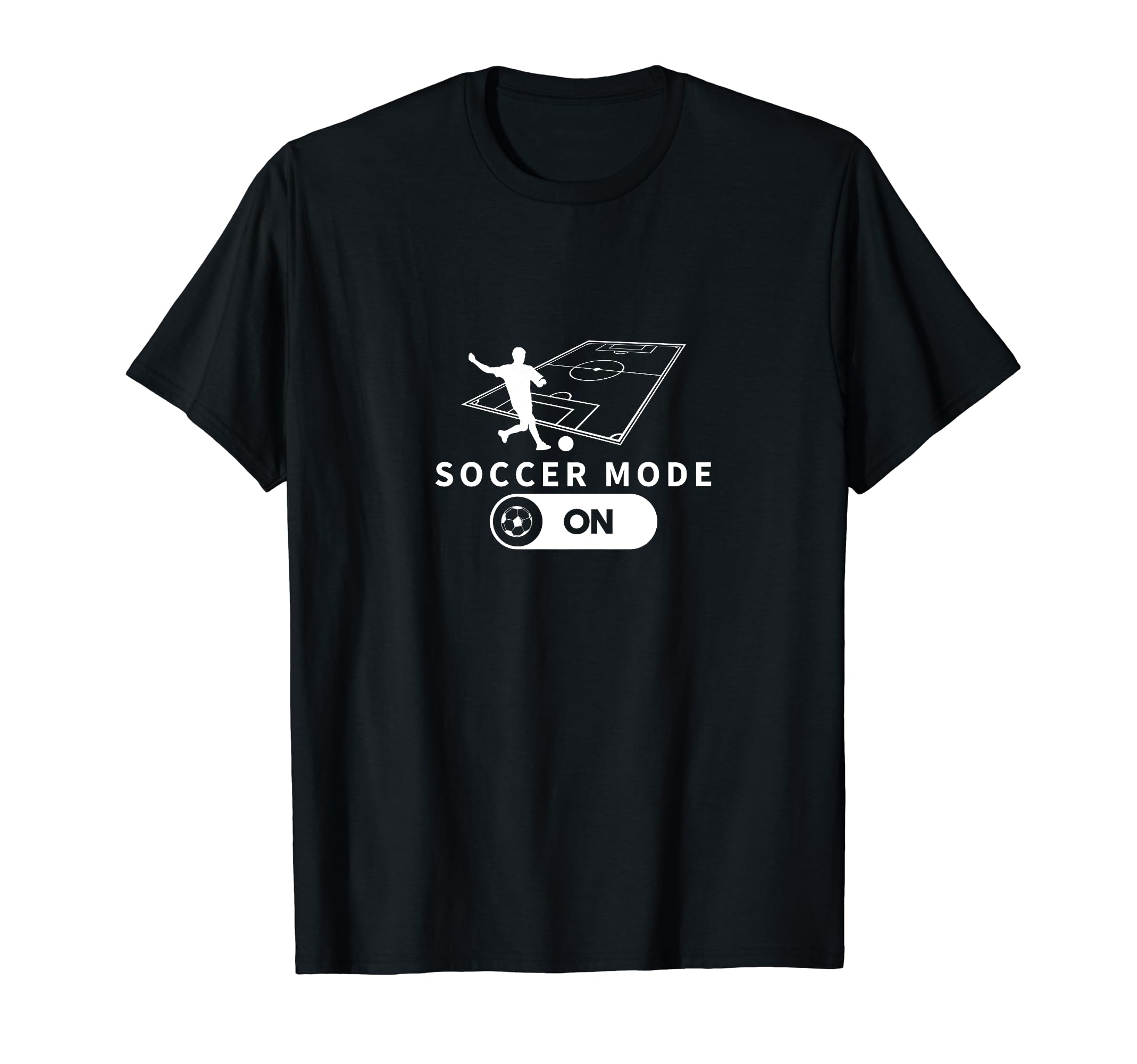 Soccer Mode Funny Soccer Player T-Shirt - Casual Everyday Wear Unisex