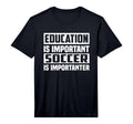 Mens Education Is Important Soccer Is T-Shirt - Trendy Graphic Men Women