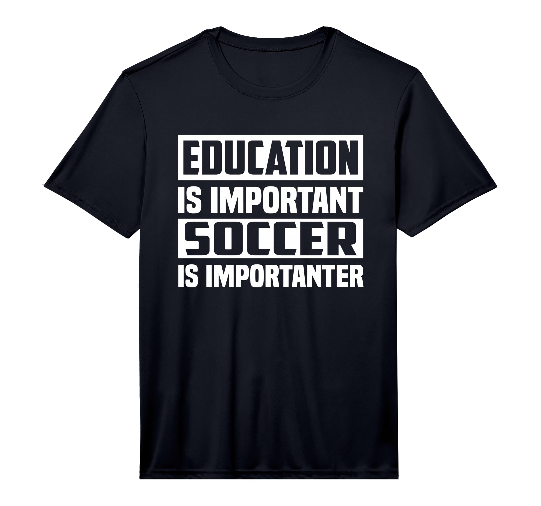 Mens Education Is Important Soccer Is T-Shirt - Trendy Graphic Men Women