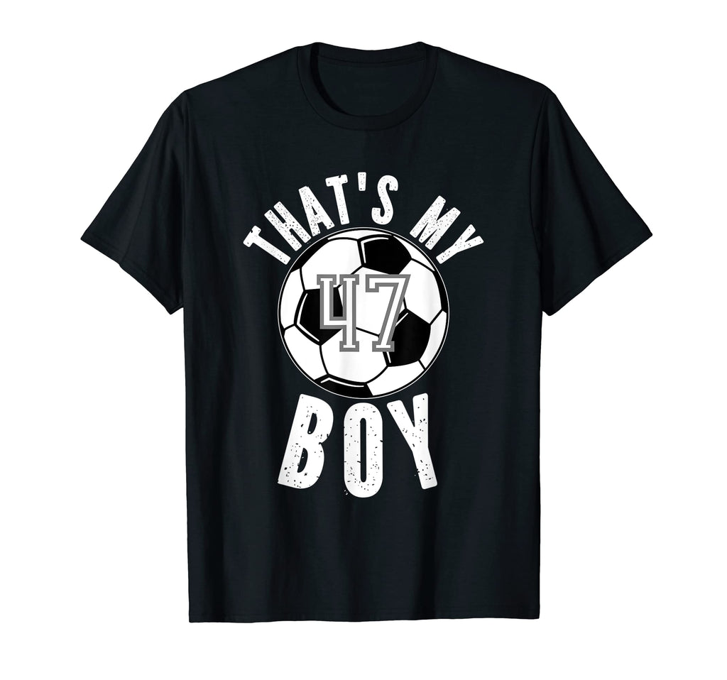 Thats My Jersey Number 47 Soccer Mom T-Shirt - Custom Art Print Men Women