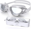 Swim Goggles, Unisex Adult Swimming Goggles Anti Fog Anti UV No Leakage Wide View for Men Women Youth