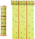 Qualirey Giant Sticky Fly Traps,30 Feet Fly Strips for Indoor Outdoor Hanging Flying Tapes Non Toxic Ribbon Fruit Gnat Killer for Mosquito Plants House Horse Stable (Yellow,1 Pcs)