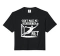 Dont Make Me Come Out Net Soccer Goalie Sweatshirt - Graphic Print Unisex