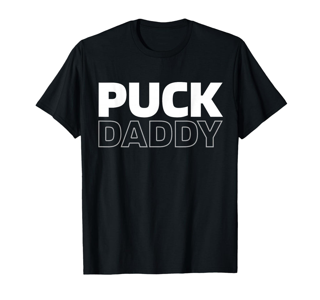 Ice Hockey Goalie Goalkeeper Puck Daddy T-Shirt - Graphic Print Men Women
