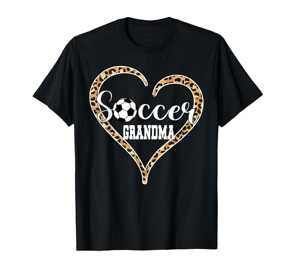 Soccer Grandma Nana Gigi Leopard T-Shirt - Minimalist Print for Adults