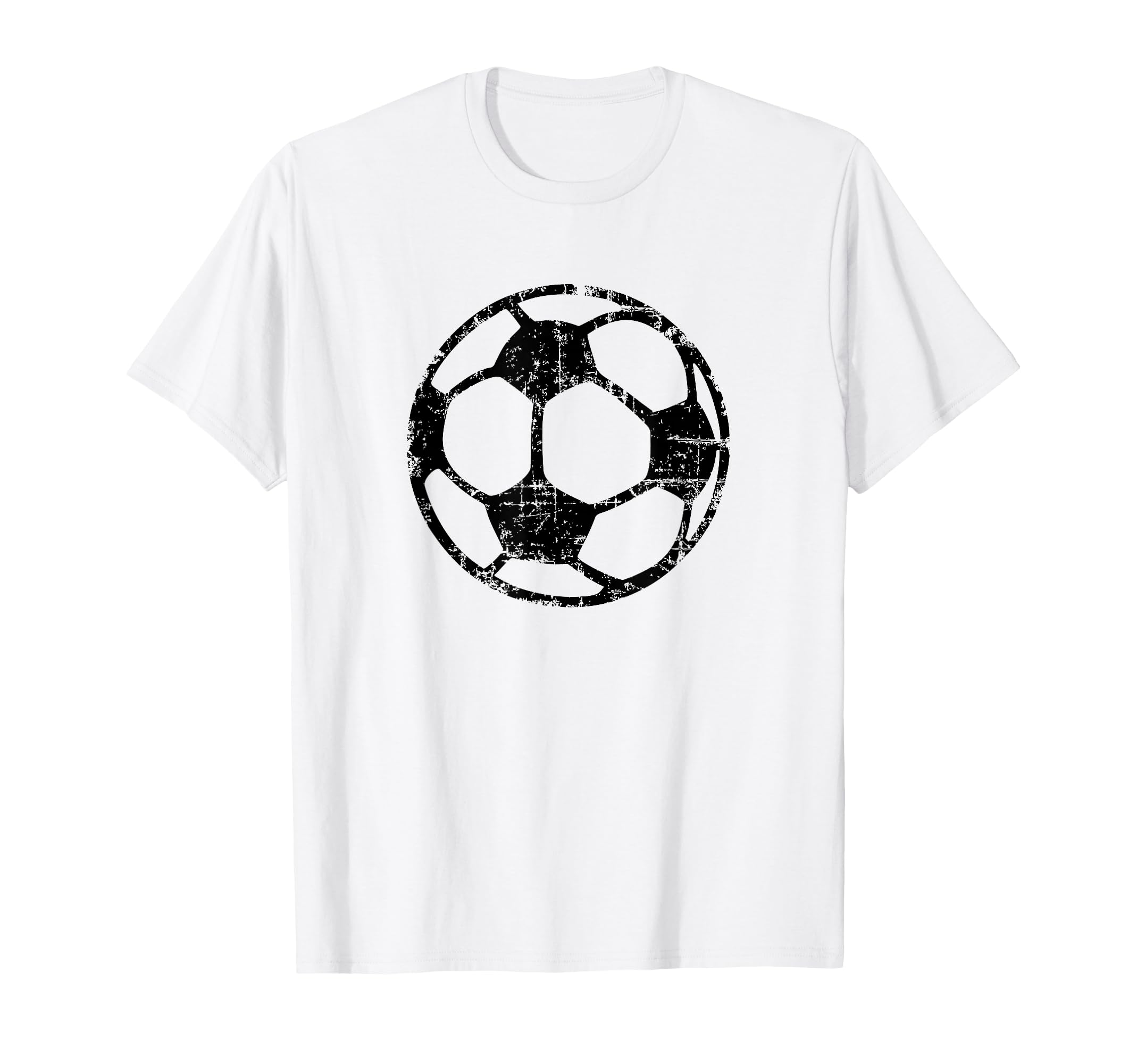 Soccer Ball Black Fans Players Soccer T-Shirt - Unique Graphic Unisex