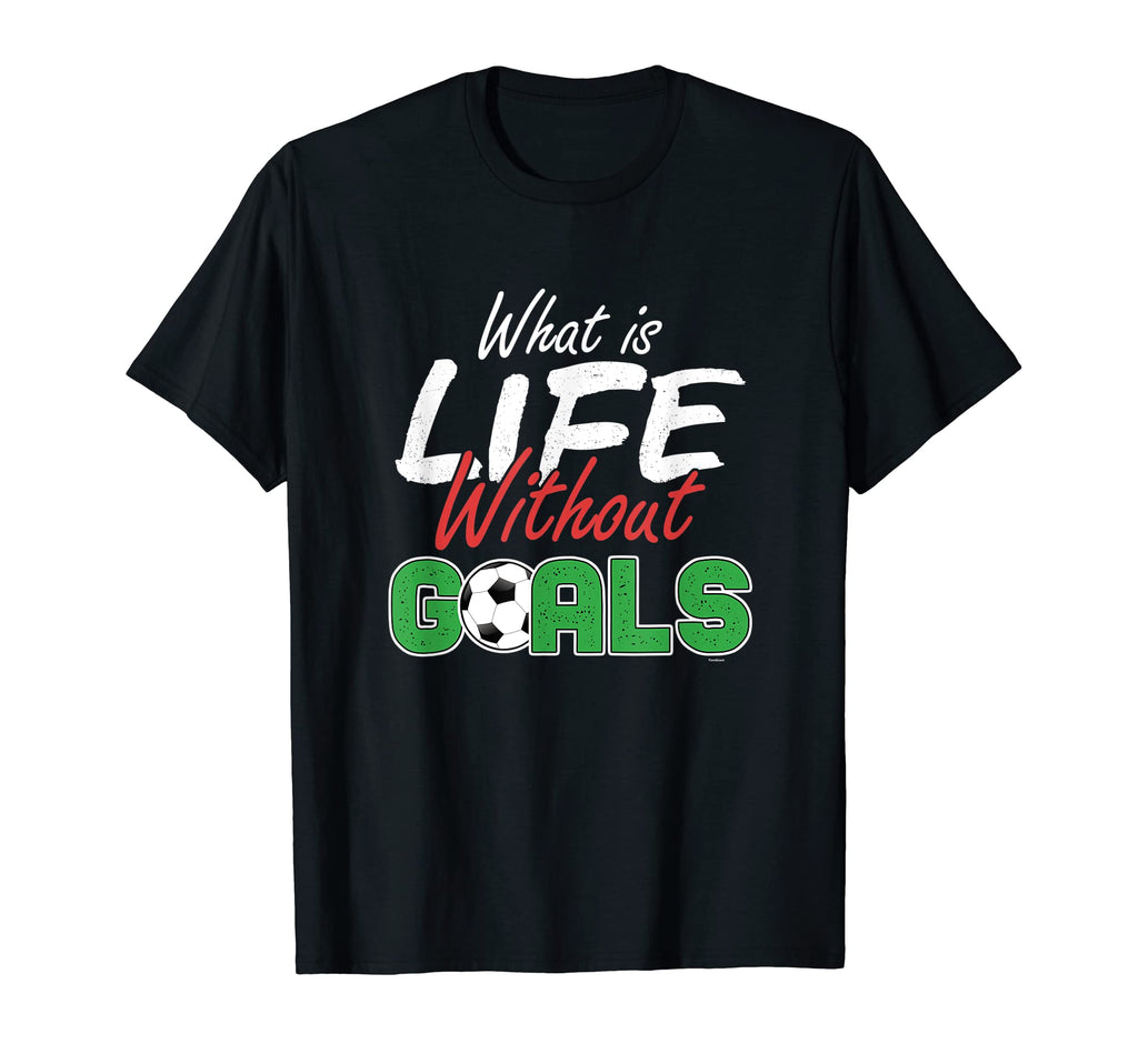 Football Soccer Player Sports Goals T-Shirt - Fun Novelty Design Unisex