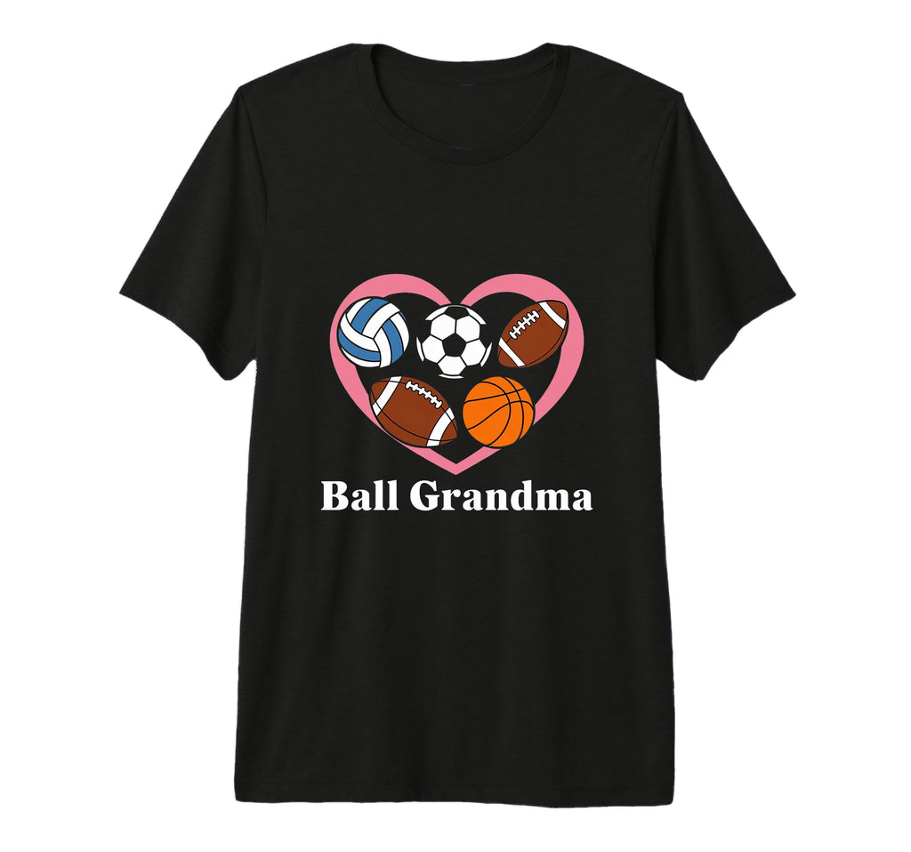 Ball Grandma Funny Soccer Football T-Shirt - Fun Novelty Design for Adults