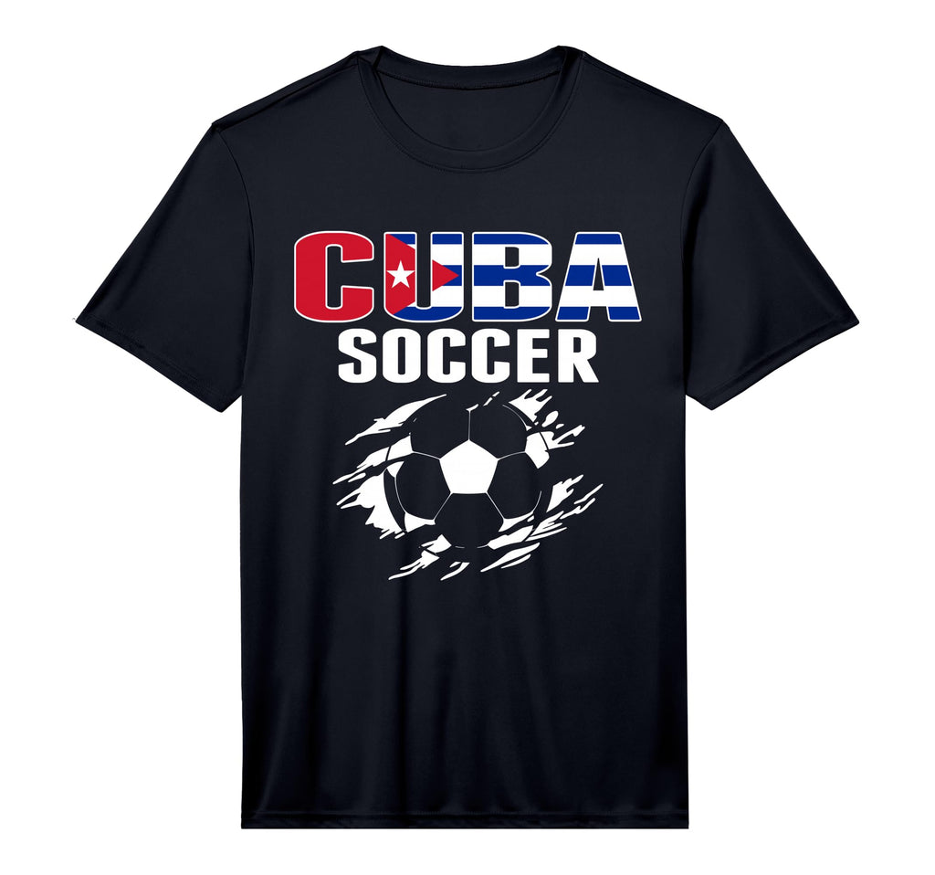 Cuba Soccer Lovers Jersey Support T-Shirt - Fun Novelty Design Men Women