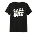 Groovy Soccer Game Day Bow Game Day T-Shirt - Custom Art Print for Adults