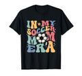 Funny My Soccer Mom Era Groovy Mom Mothers T-Shirt - Trendy Graphic Unisex