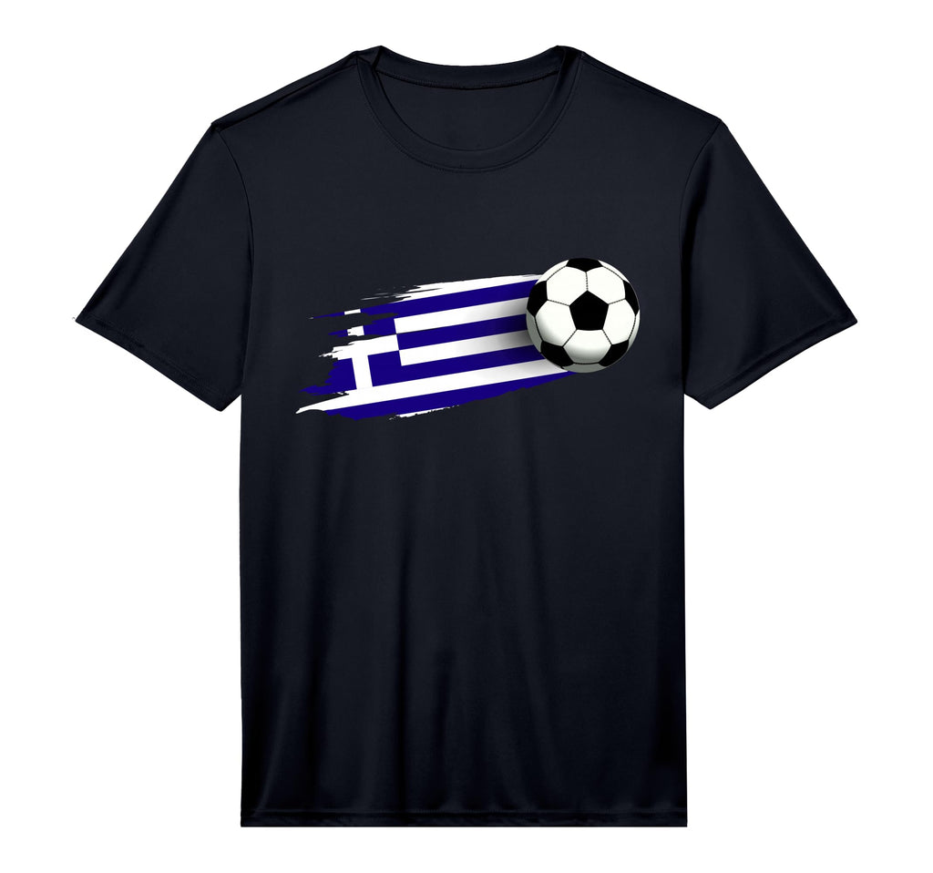 Mens Greece Flag Greek Soccer Flag Greek T-Shirt - Novelty Apparel Unisex