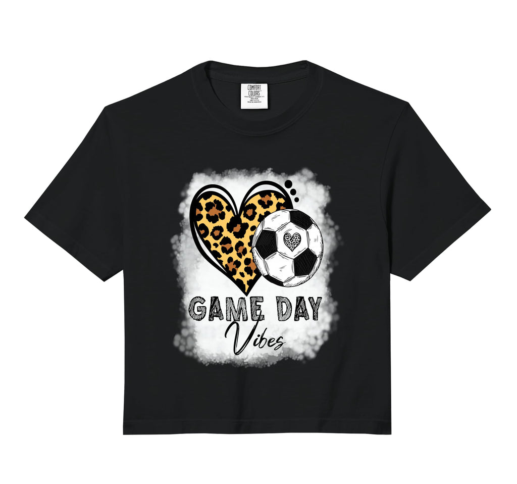 Bleached Soccer Game Day Vibes Soccer Mom Hoodie - Graphic Print Unisex