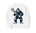 Lacrosse Bigfoot Lax Sasquatch Sweatshirt - Graphic Print Men Women