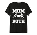 Mom Both Funny Soccer Track And Field T-Shirt - Streetwear Style Unisex