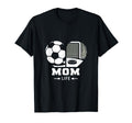 Mom Life Heart Funny Soccer Hockey T-Shirt - Fun Novelty Design for Adults