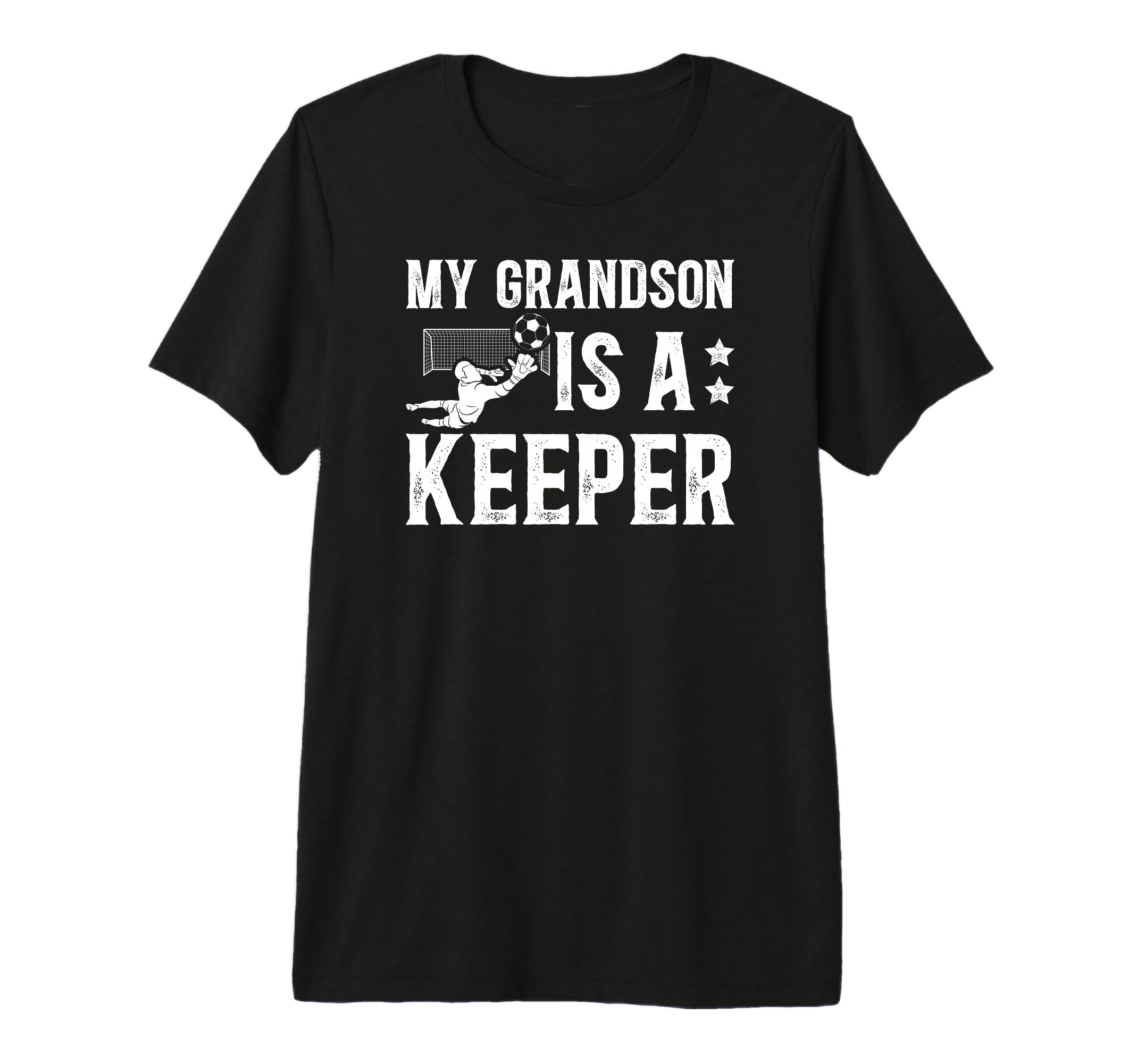 Mens Soccer Keeper Grandpa Soccer Goalie T-Shirt - Graphic Print Unisex
