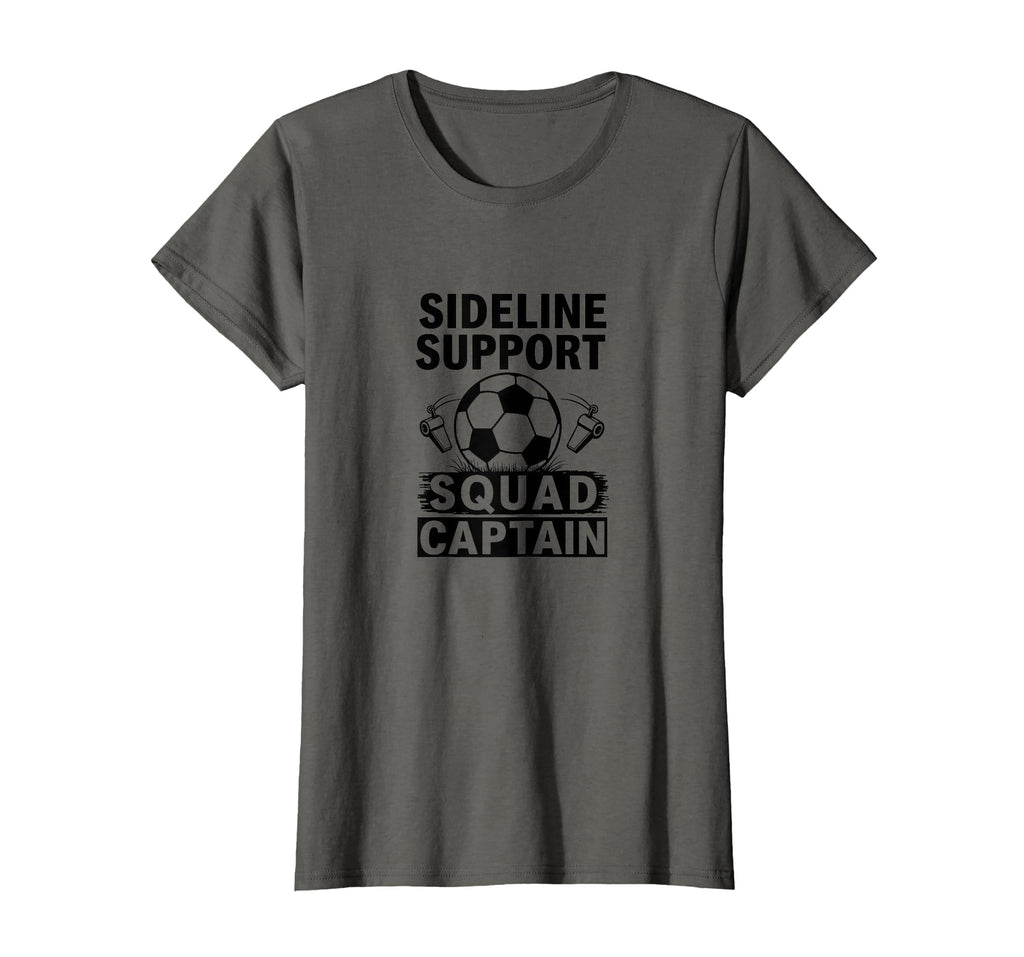 Soccer Mom Sideline Support Squad T-Shirt - Unique Graphic for Adults