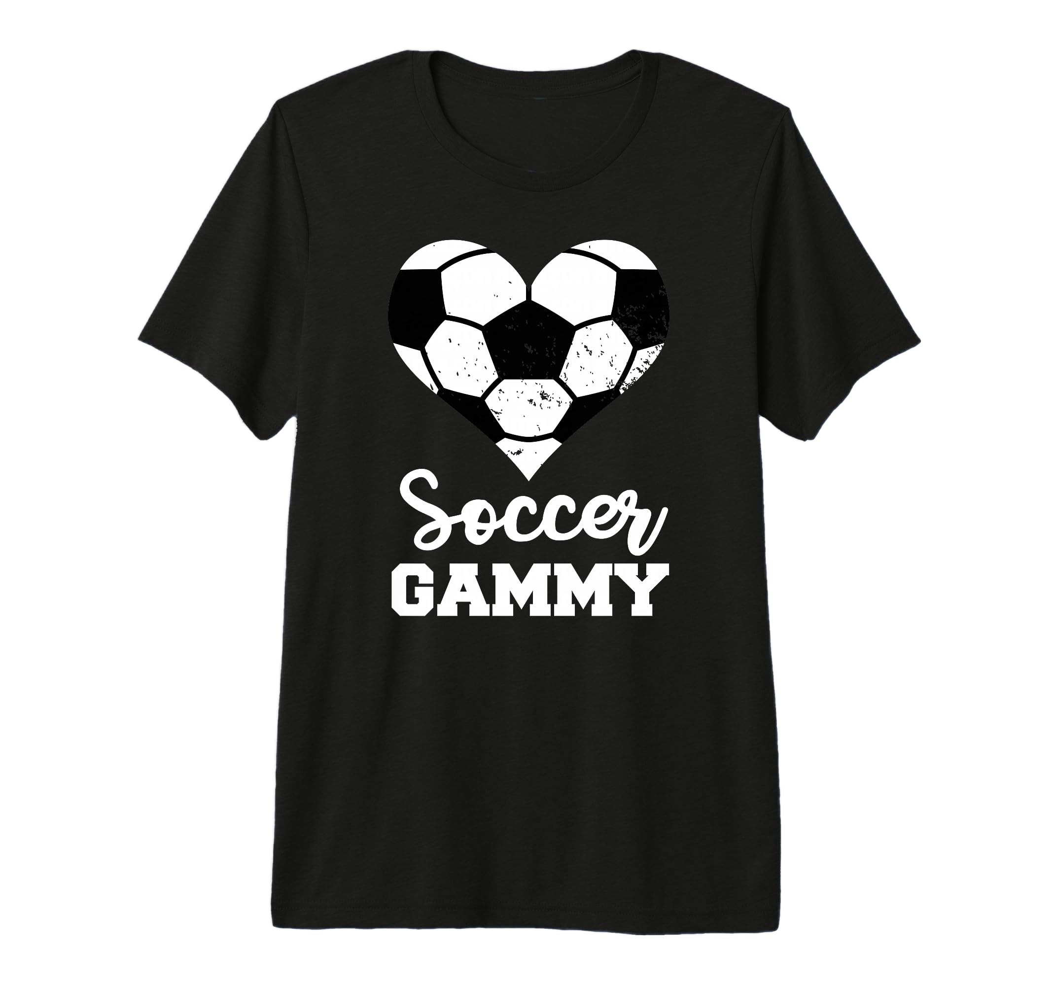 Soccer Gammy Funny Soccer Heart Grandma T-Shirt - Custom Art Print Unisex