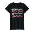 Move Aside Let Teach Soccer Football T-Shirt - Fun Novelty Design Men Women