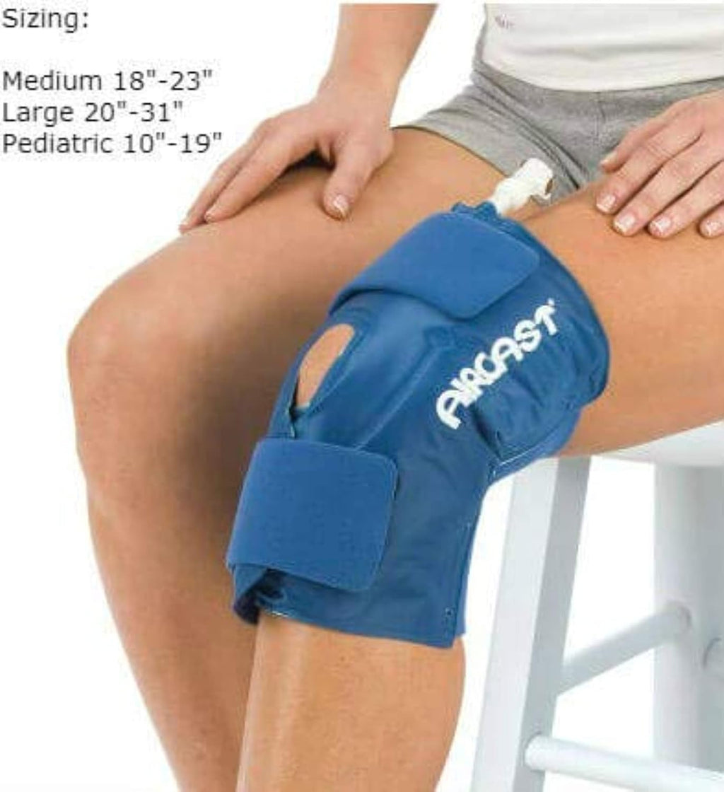 Aircast Cryo Knee Cuff, Medium, Cold Therapy for Knee Pain & Swelling, 18-23 in (Cuff ONLY)