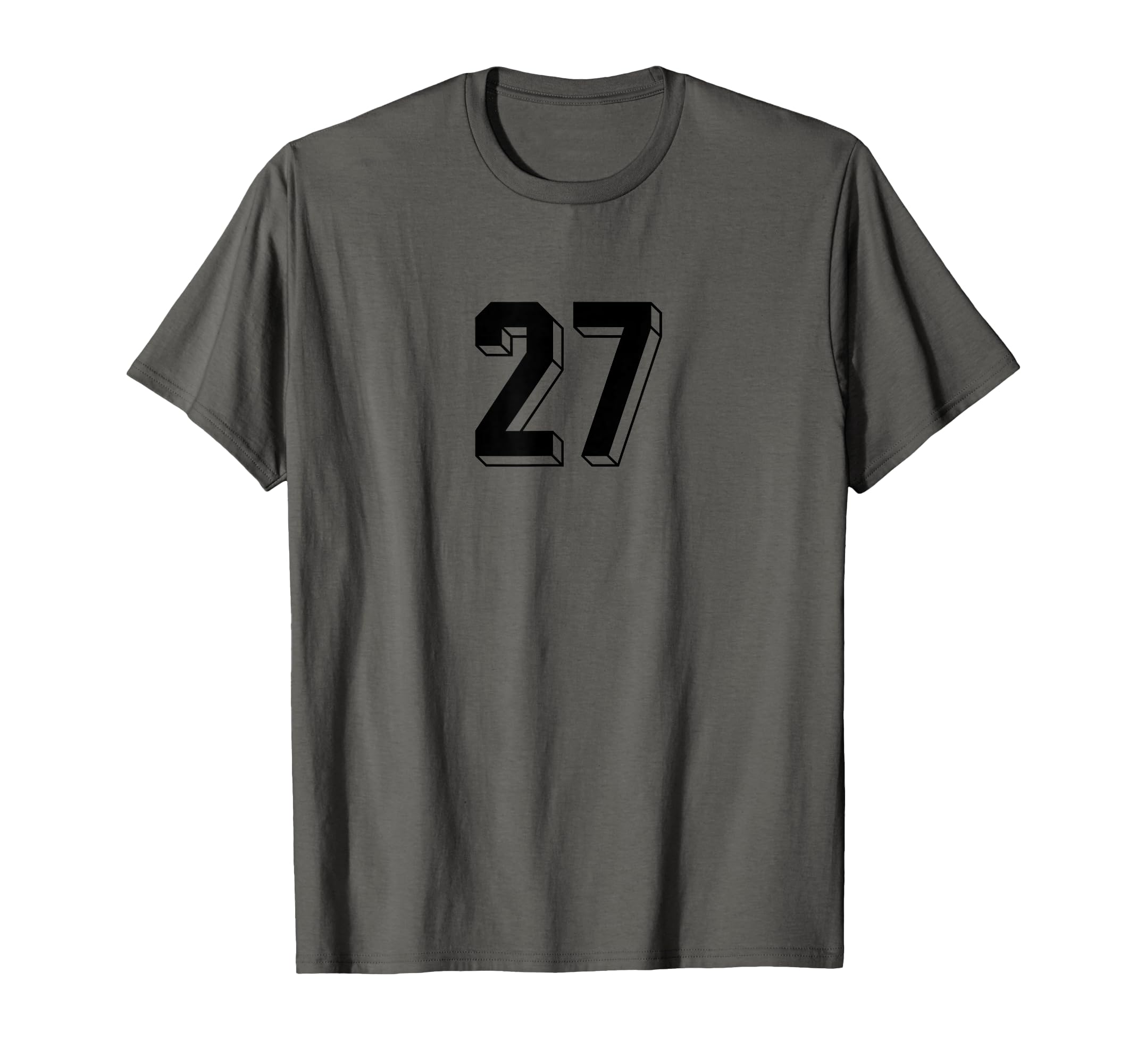 Number 27 80S 90S Soccer Team Jersey T-Shirt - Graphic Print Unisex