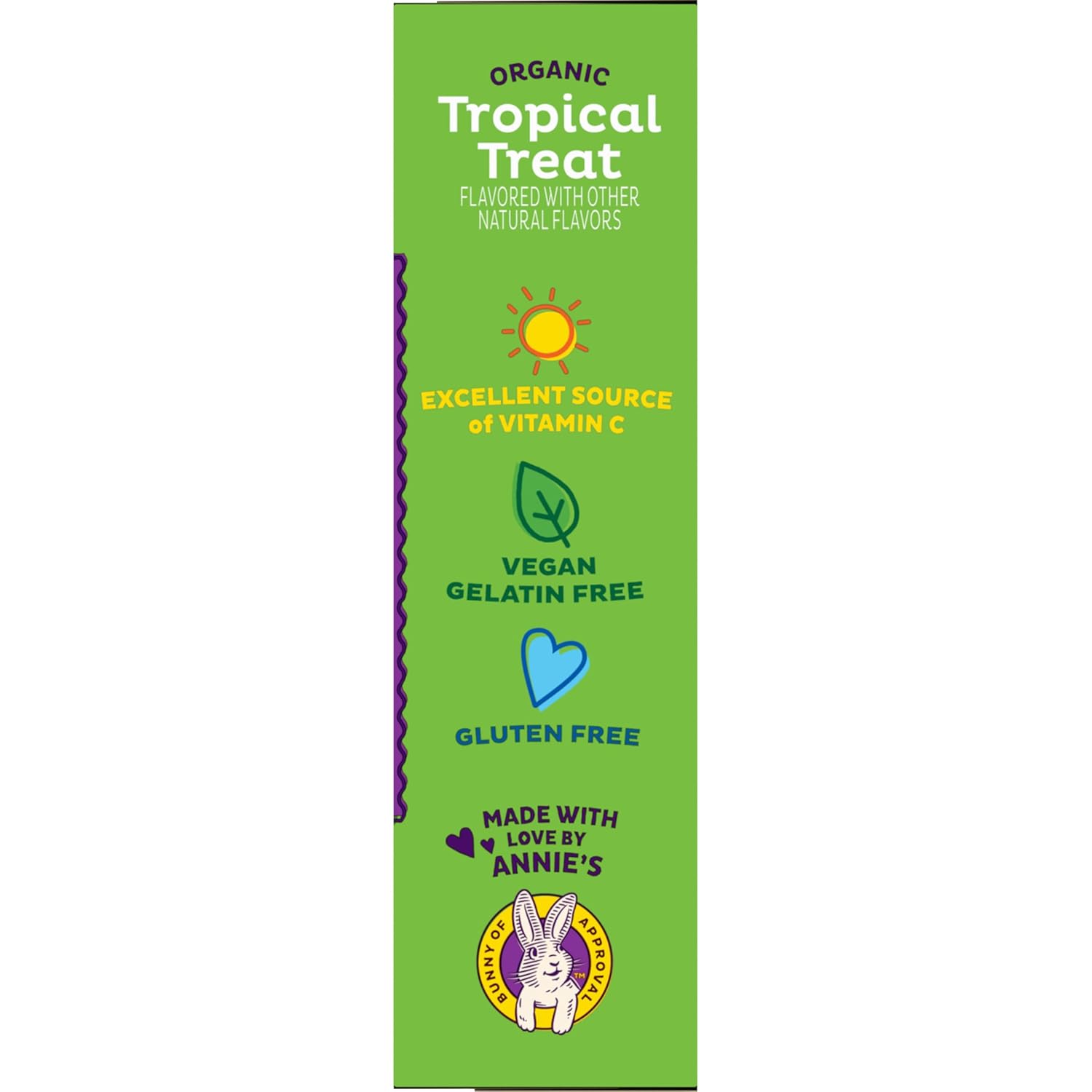 Annie's Homegrown - Organic Tropical Fruit Snacks, 10x0.7 oz (Pack of 8)