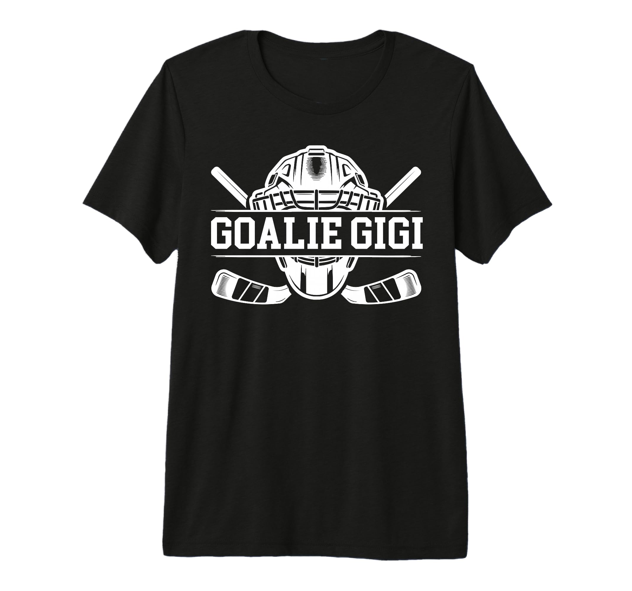 Ice Hockey Goalie Gigi Hockey Keeper T-Shirt - Novelty Apparel for Adults