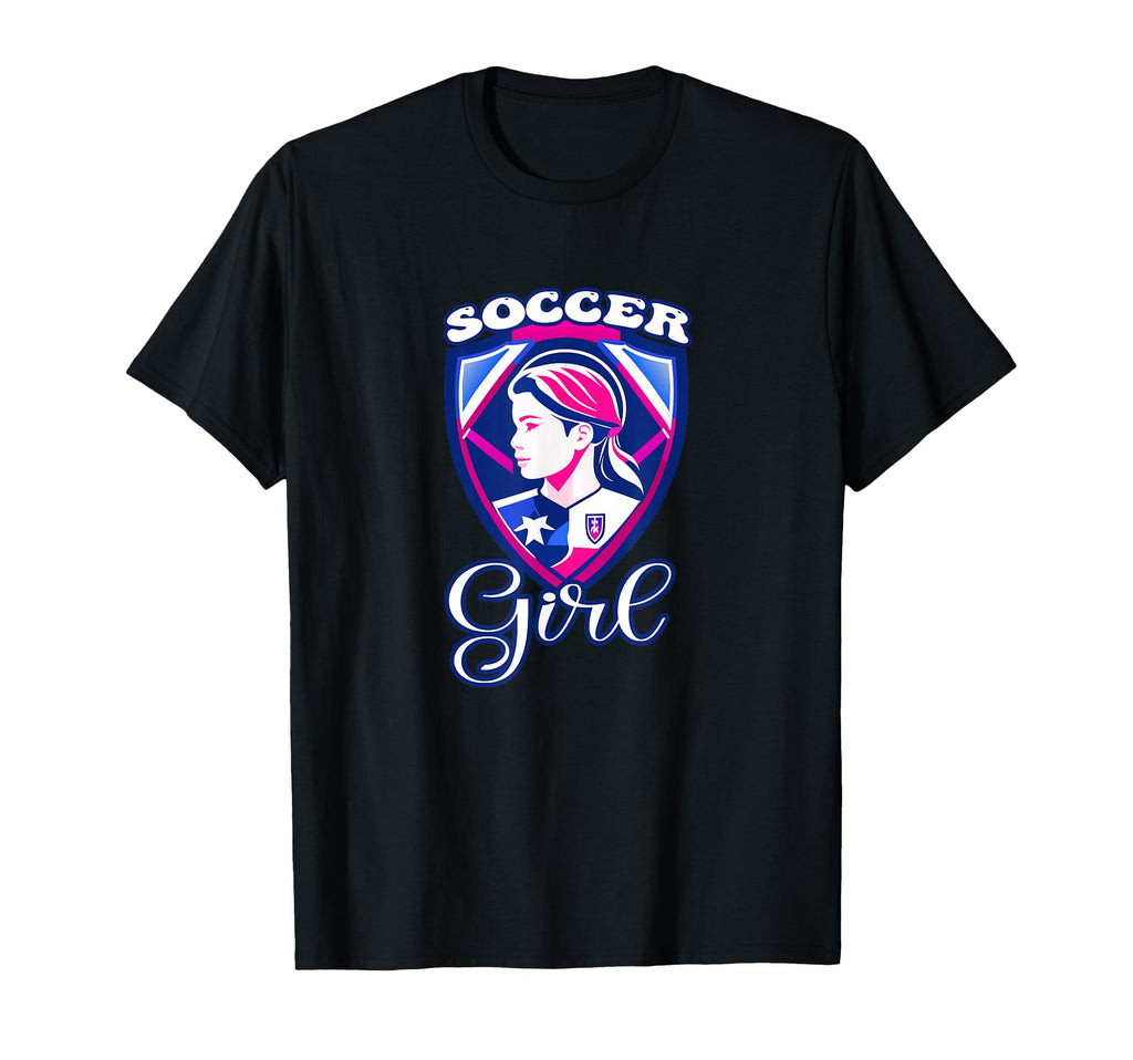 Female Soccer Player Funny Soccer T-Shirt - Fun Novelty Design for Adults