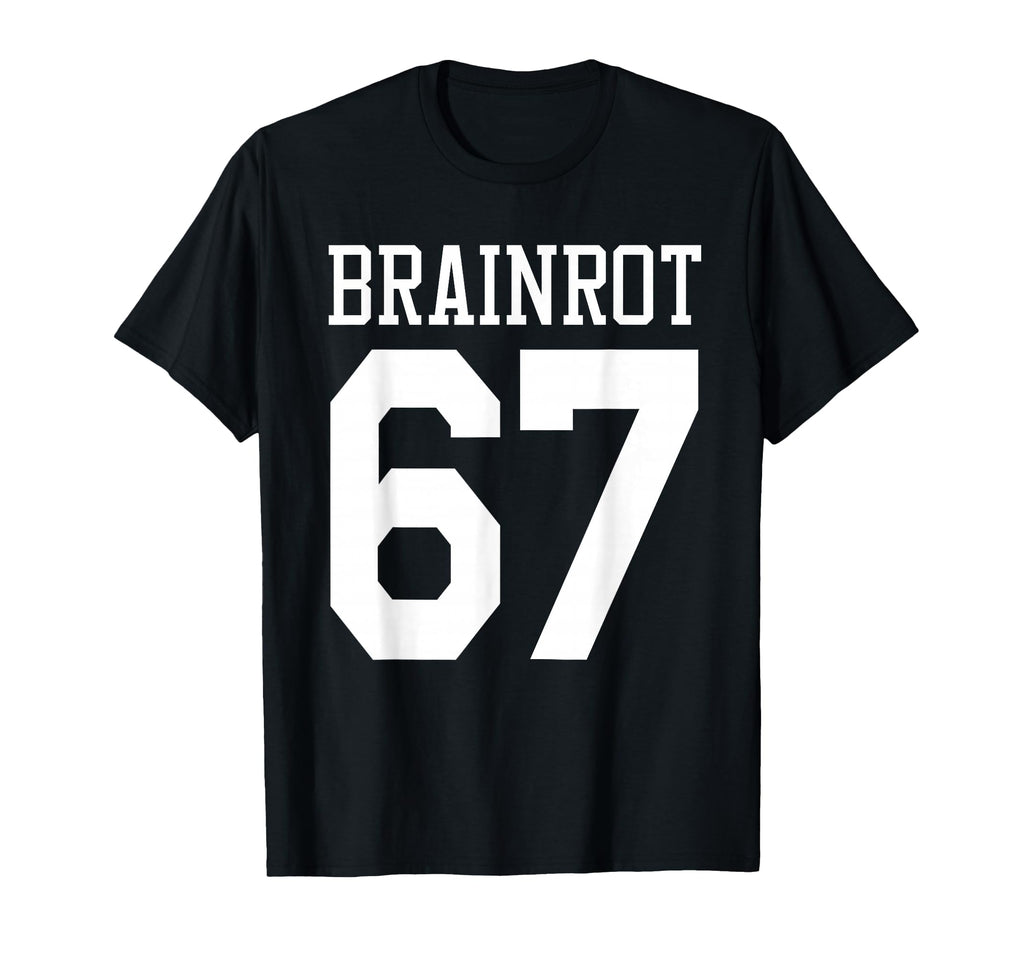 67 Meme Brainrot Sports Soccer Six T-Shirt - Graphic Print for Adults