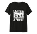 I Like Soccer And Maybe 3 People Funny T-Shirt - Novelty Apparel Unisex