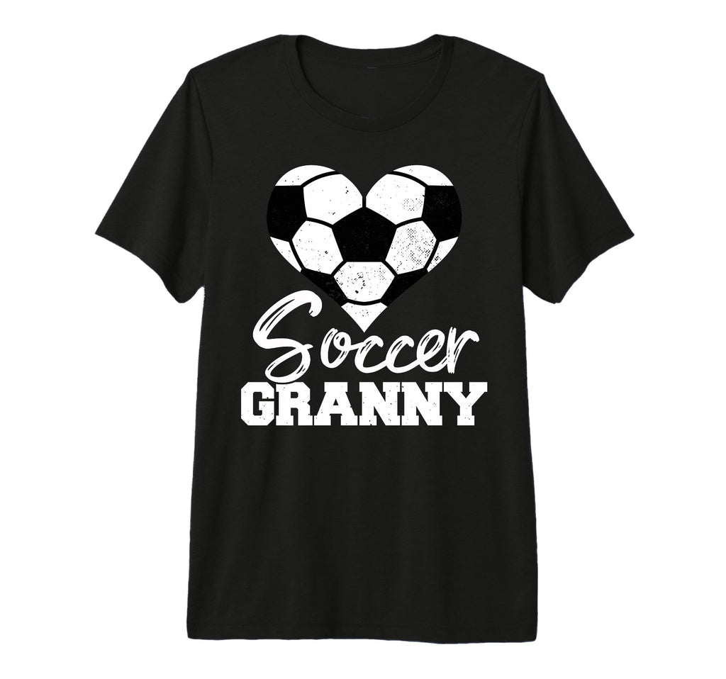 Soccer Granny Heart Funny Heartfelt T-Shirt - Unique Graphic Men Women