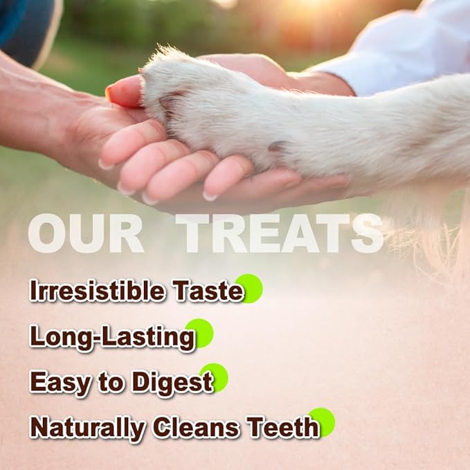 Afreschi Turkey Tendon Dog Treats, 8 oz Braid (for Medium Breeds), USA-Sourced Turkey Tendon, All Natural Puppy Chew, Hypoallergenic, Rawhide Alternative