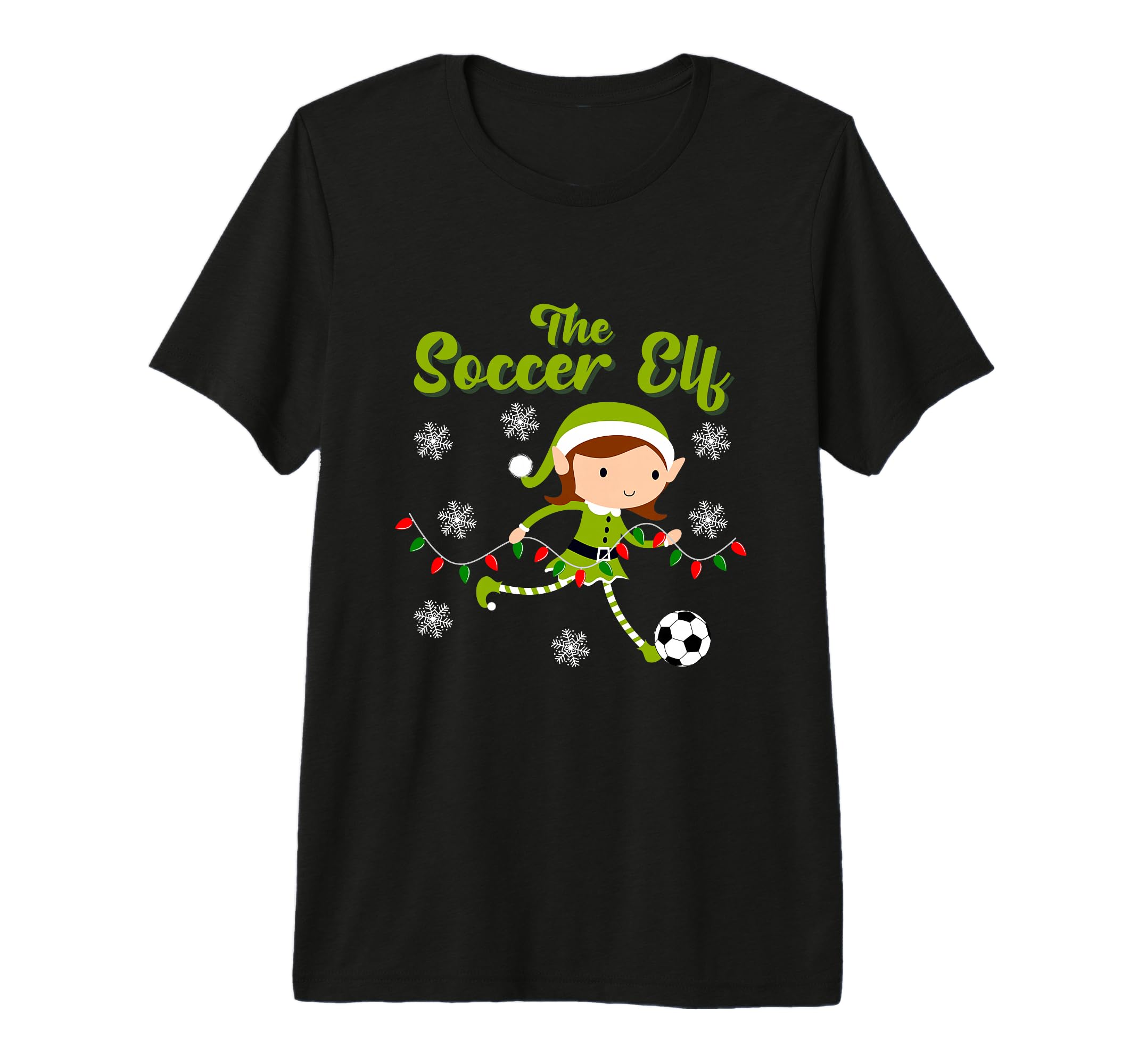 Soccer Goalkeeper Holiday Santa T-Shirt - Casual Everyday Wear Unisex