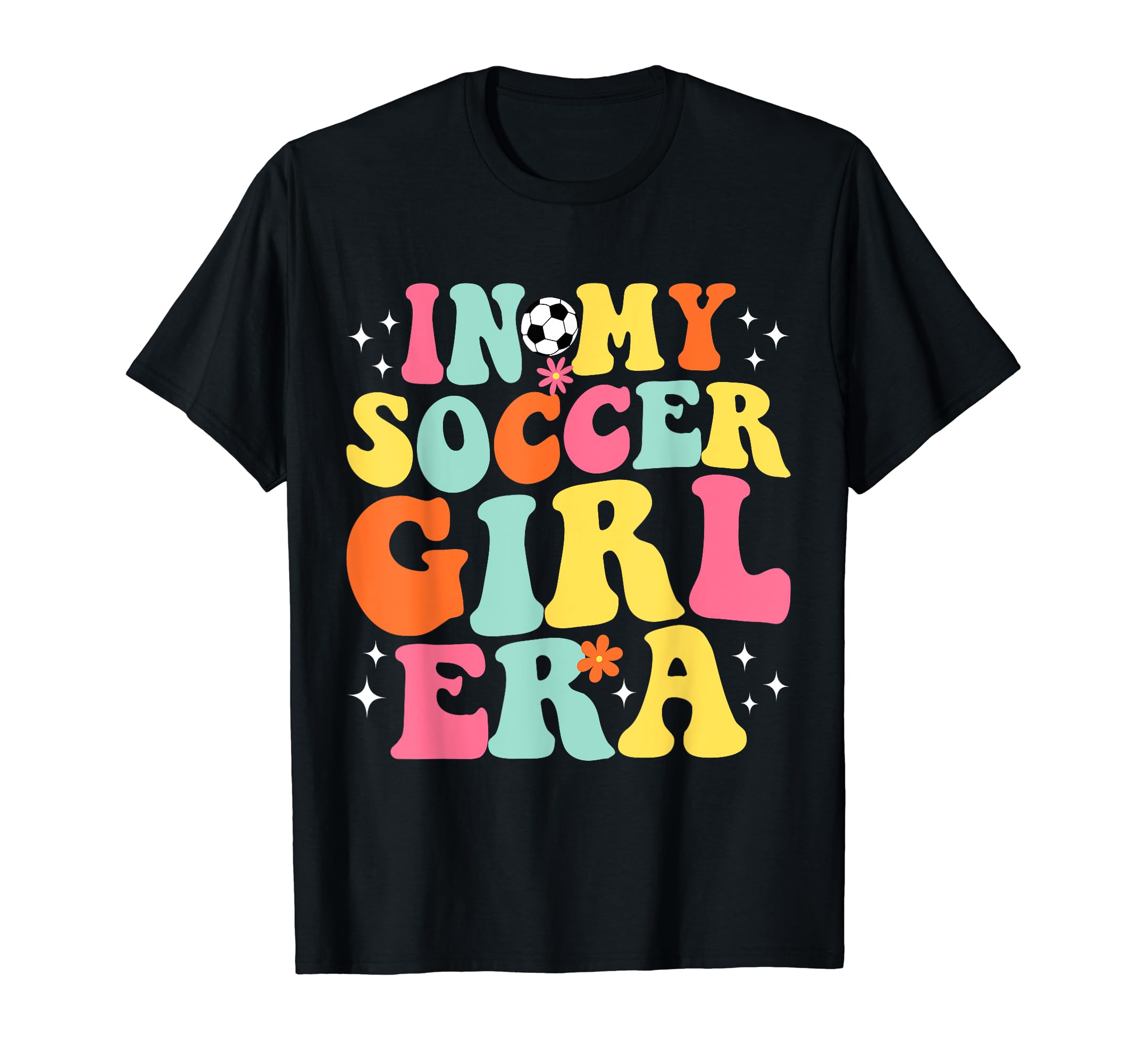 My Soccer Era Game Day Groovy T-Shirt - Casual Everyday Wear Unisex