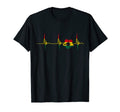 Ghana Soccer Team Ghana Heartbeat T-Shirt - Casual Everyday Wear Unisex