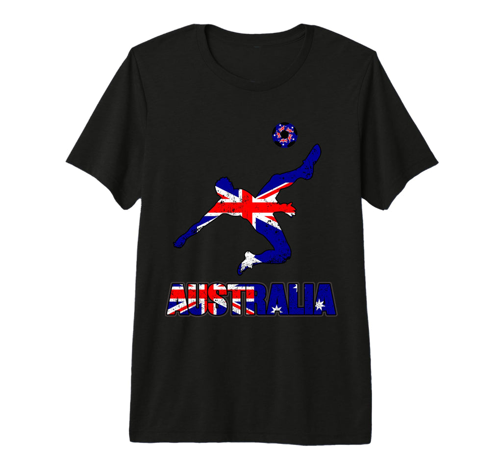 Australia Football Soccer Game T-Shirt - Aesthetic Graphic for Adults